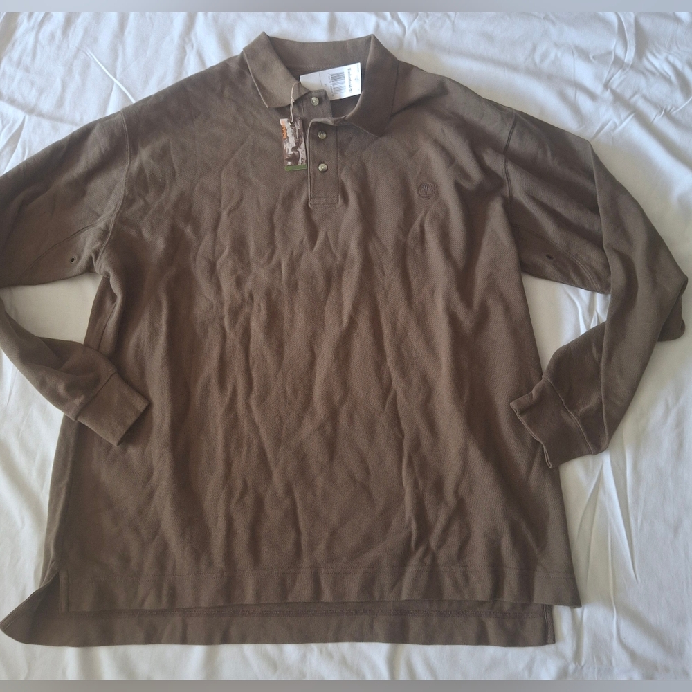 Timberland Men's Brown Polo Shirt Size XL - Picture 2 of 7